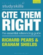 Pears (2016) Cite them right: the essential referencing guide.