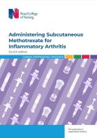 Subcutaneous methotrexate