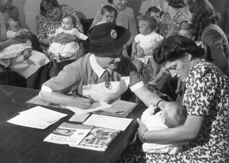 Mother and baby clinic, c.1950. @Model.StoryImage.Alt