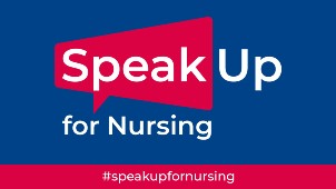 Speak up for nursing logo