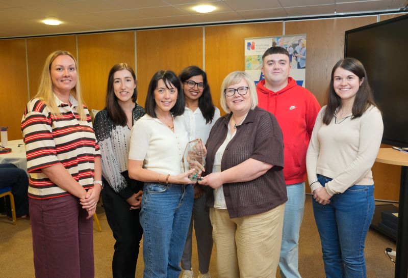 The Southern Trust team who won the Leadership Challenge