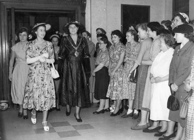 Princess Elizabeth and Lucy Duff Grant