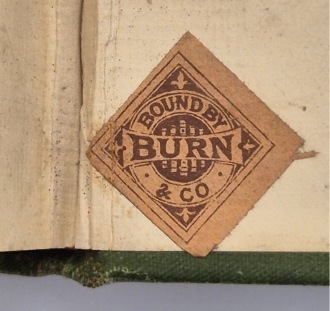 Book detail: binding label