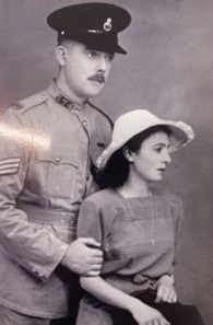 Rosa and Henry Cassels on their wedding day, 1944