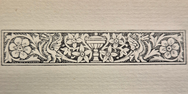 A decorative page detail from the Some other children book