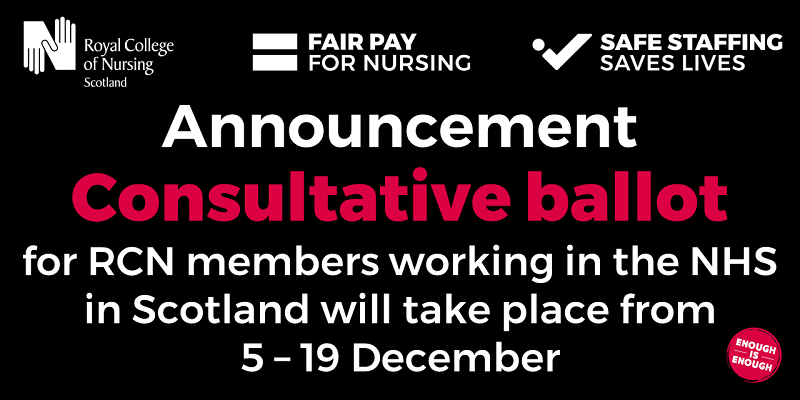 Announcement - Consultative ballot on revised pay offer