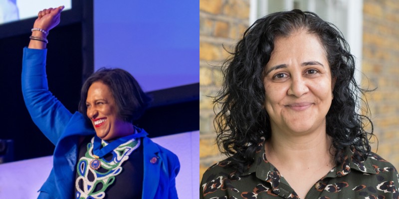 RCN Fellow Michelle Cox and RCN Foundation director Deepa Korea