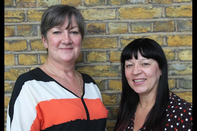 Lors Allford and Tracey Budding from the RCN Trade Union Committee