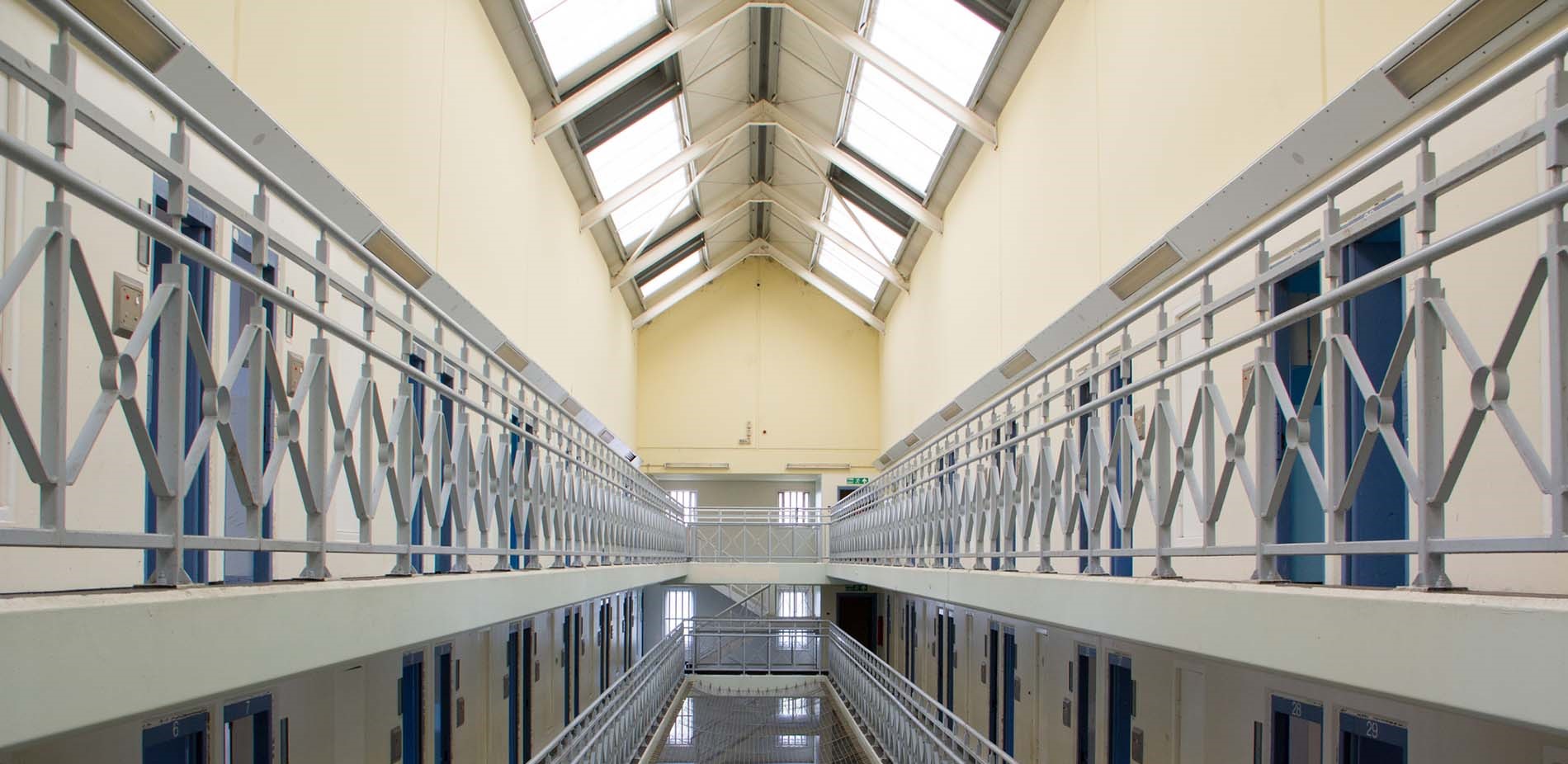 Prison cells in two storeys