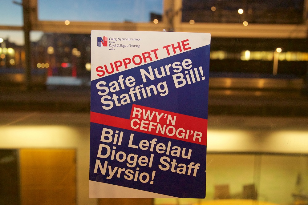 Safe nurse staffing poster