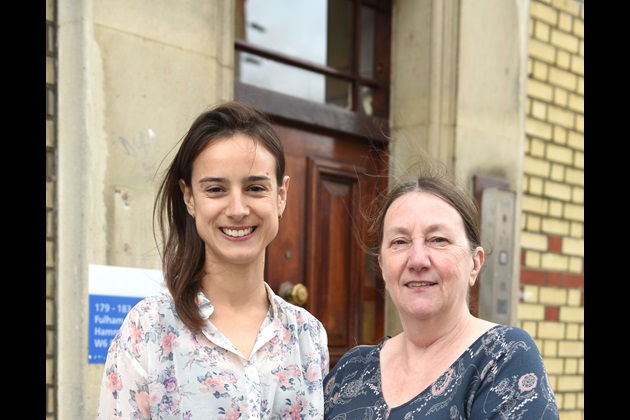 Lucy and Iffy from the Gender Identity Clinic in Hammersmith