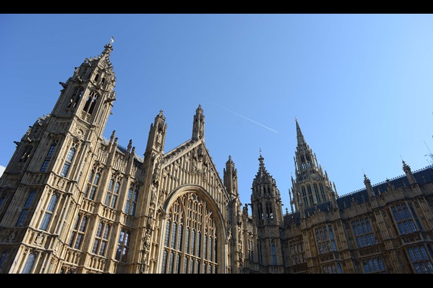 The Houses of Parliament in Westminster