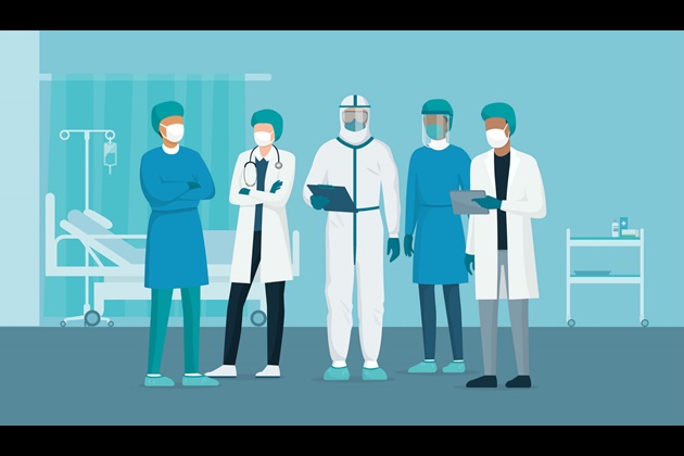 Nursing staff in PPE