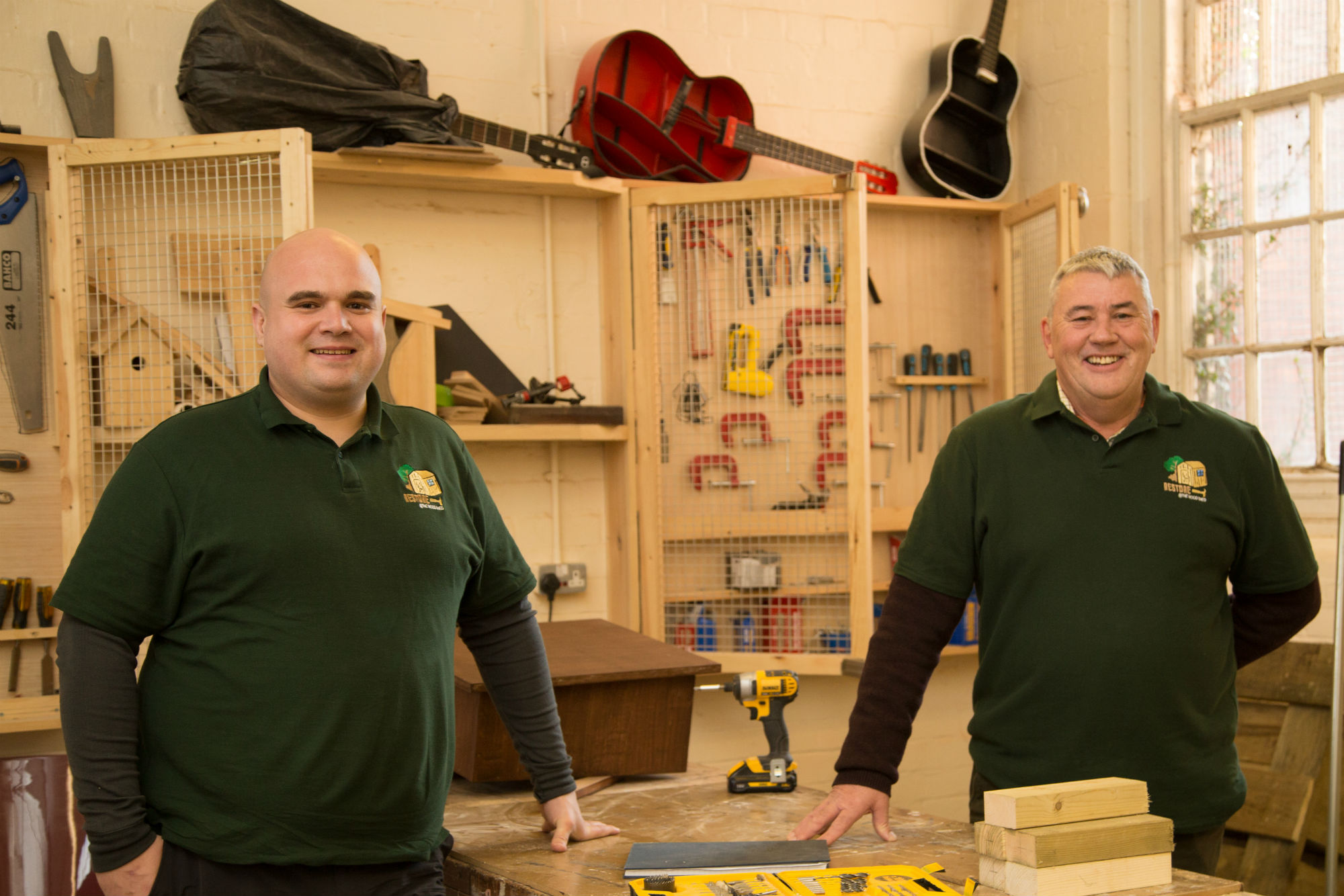 Nathan Harris and Kevin Bressington