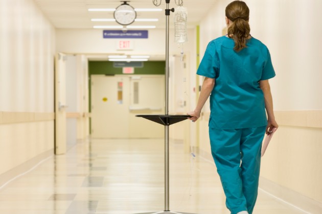 member of nursing staff in uniform