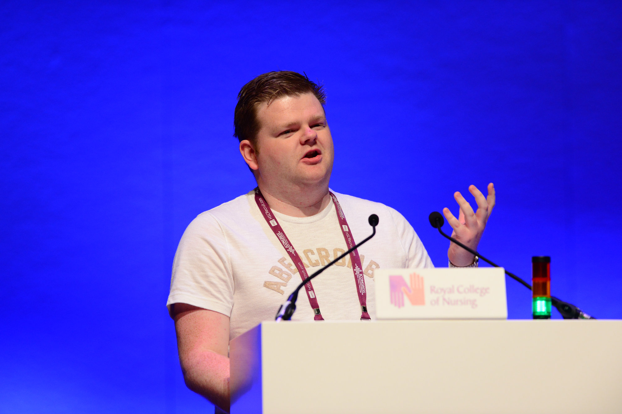 Anthony McGeown speaking at Congress 2018