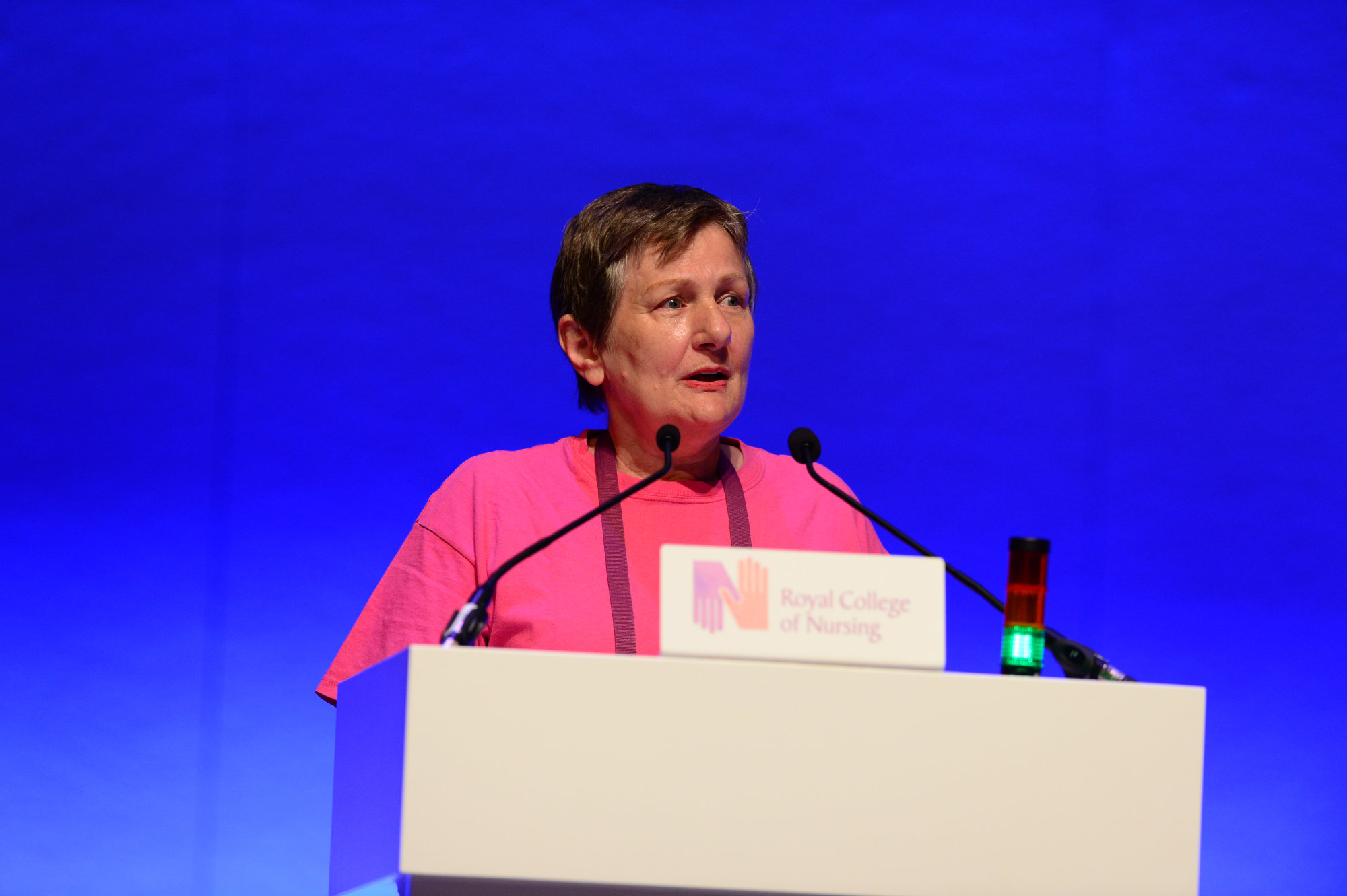 Marion Philip on stage at Congress 2018 in Belfast