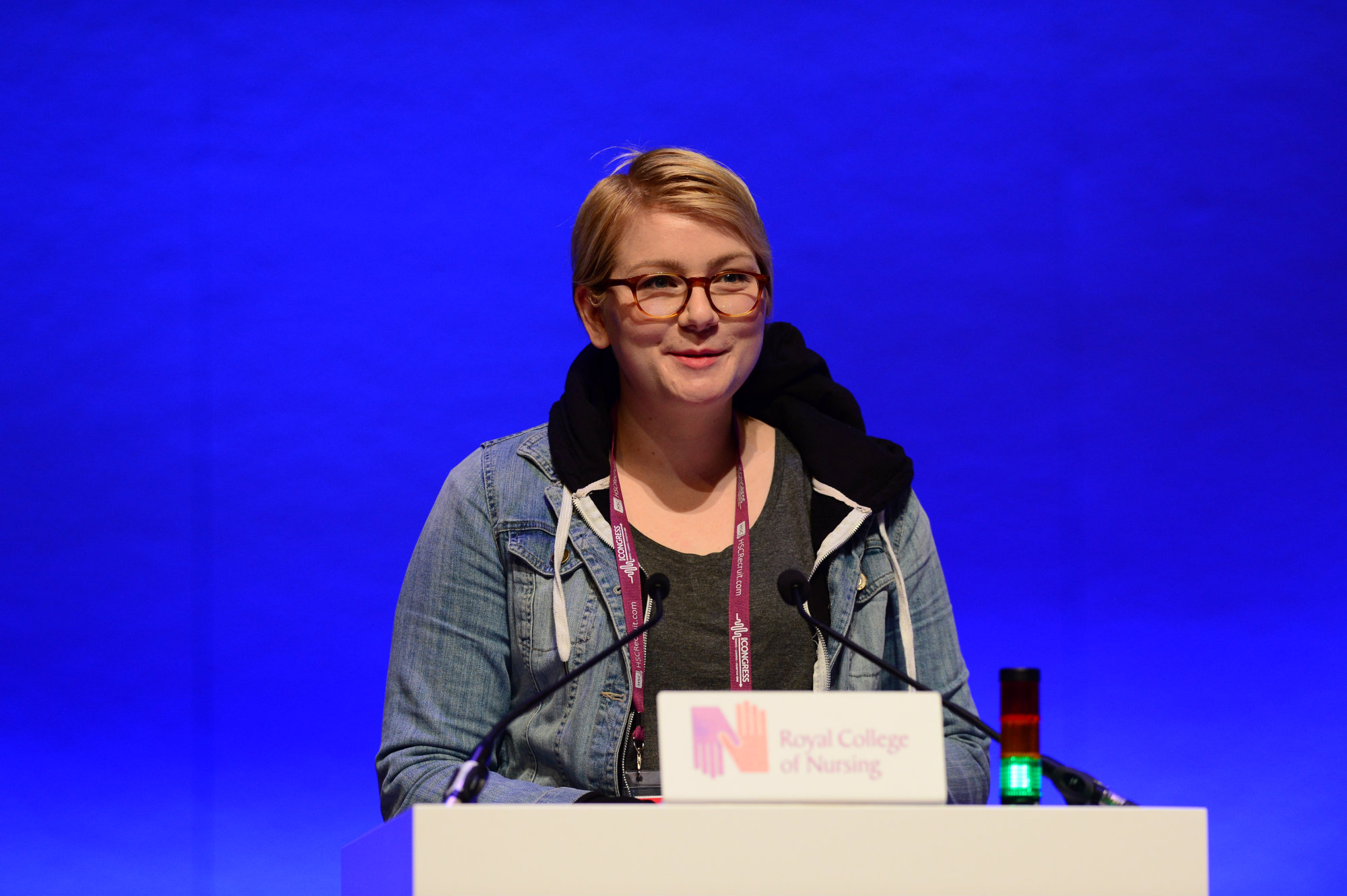 Natasha Bolt speaking to Congress 2018