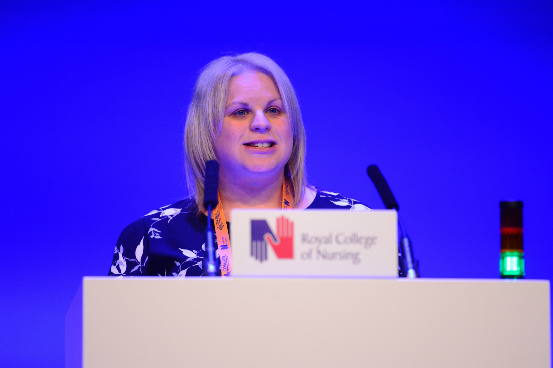 Becky Hoskins at RCN Congress