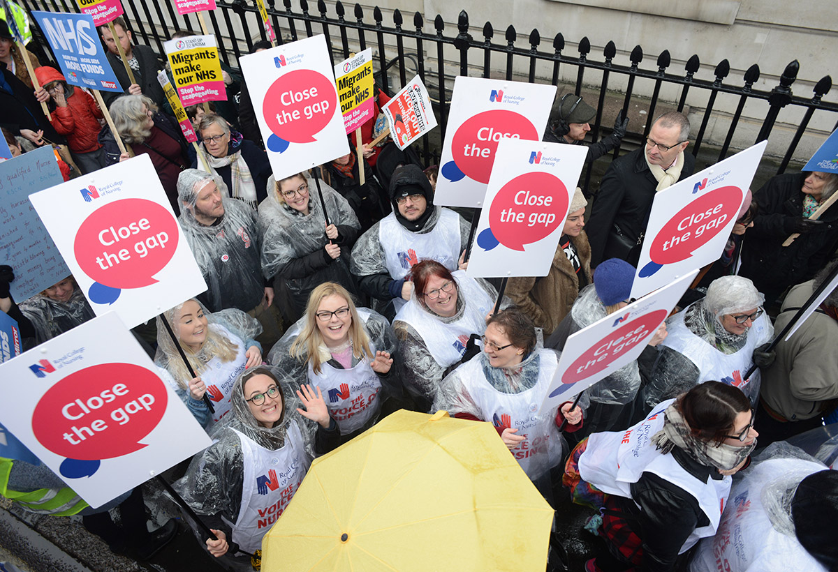 NHS march