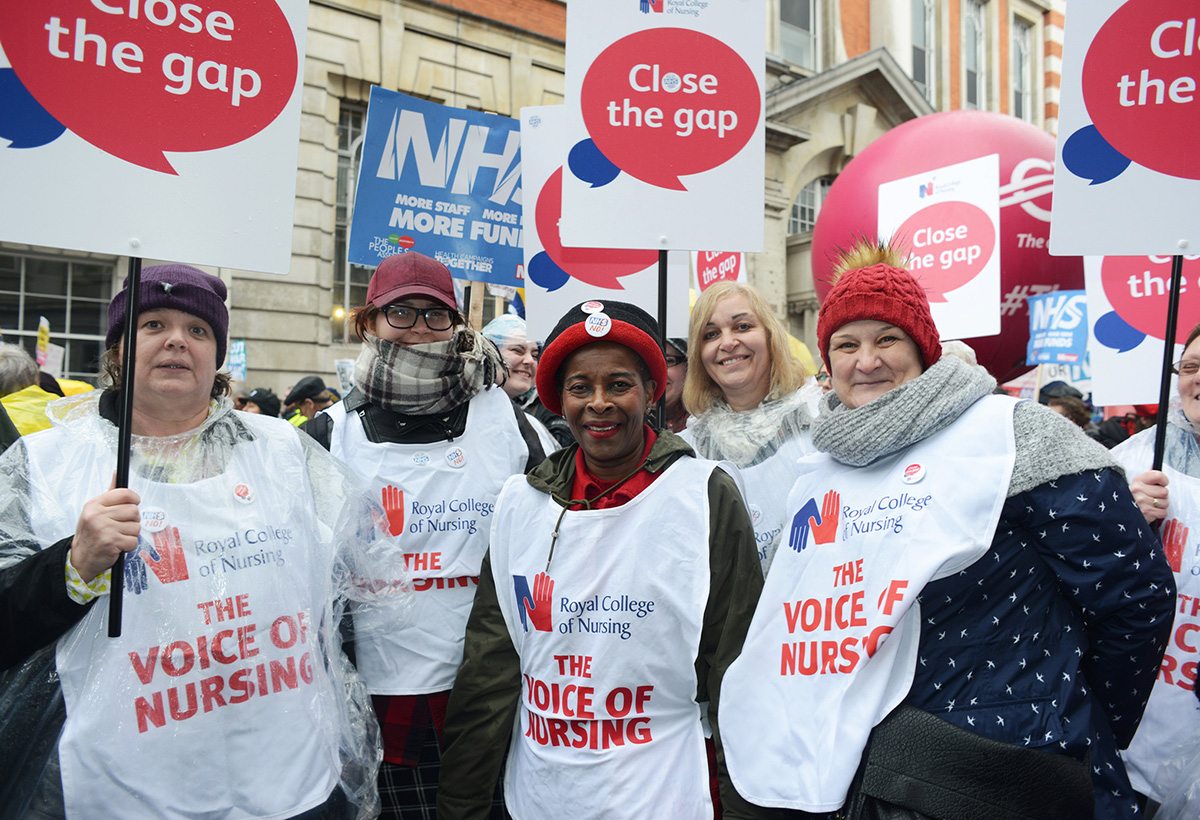 NHS march