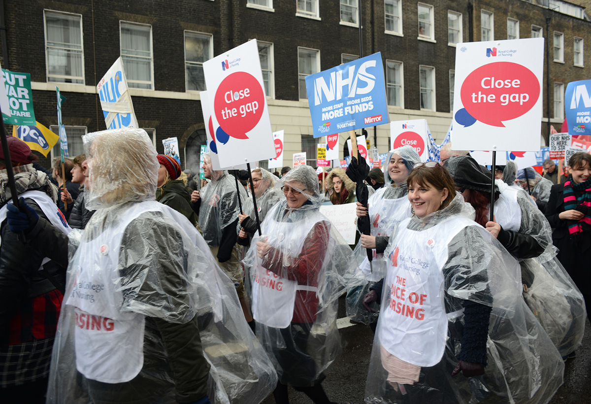 NHS march