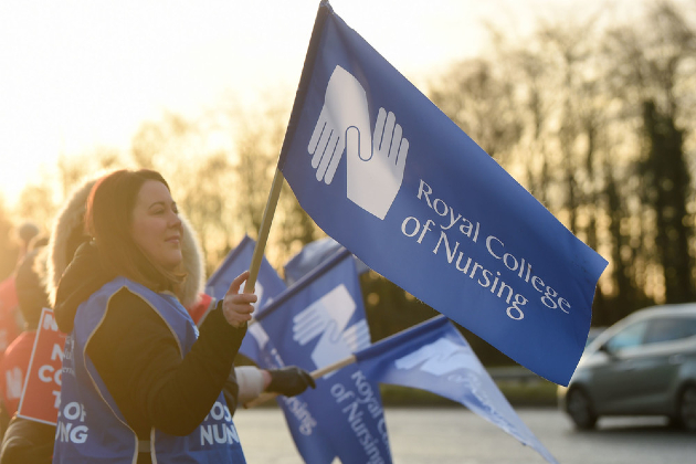 Northern Ireland strike action picket line