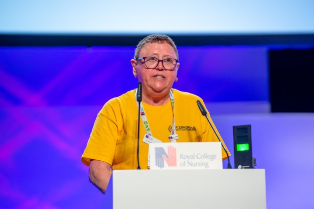 Ilva Jones speaking at RCN Congress 2023