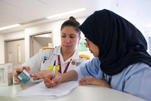 Nursing staff at work