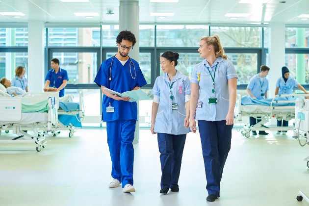 nursing staff in a clinical setting