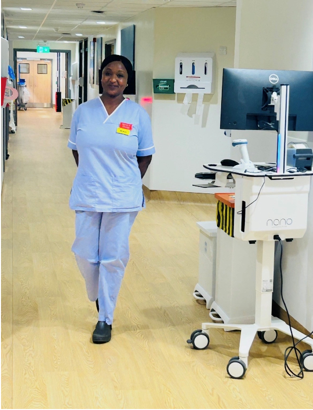Grace on the cardio ward