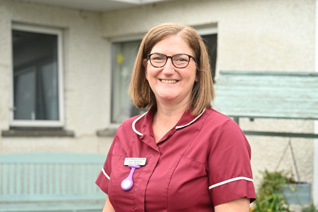 Photo portrait of nurse and care home manager Lesley McKillen, who was nominated for Northern Ireland Nurse of the Year 2022