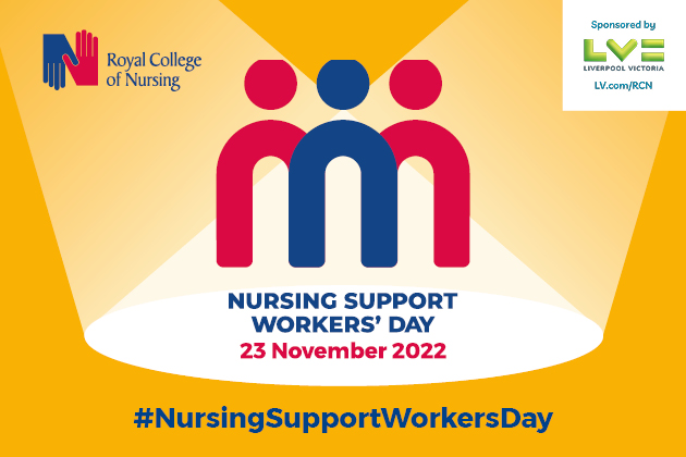 RCN Nursing Support Workers' Day logo with LC logo in corner
