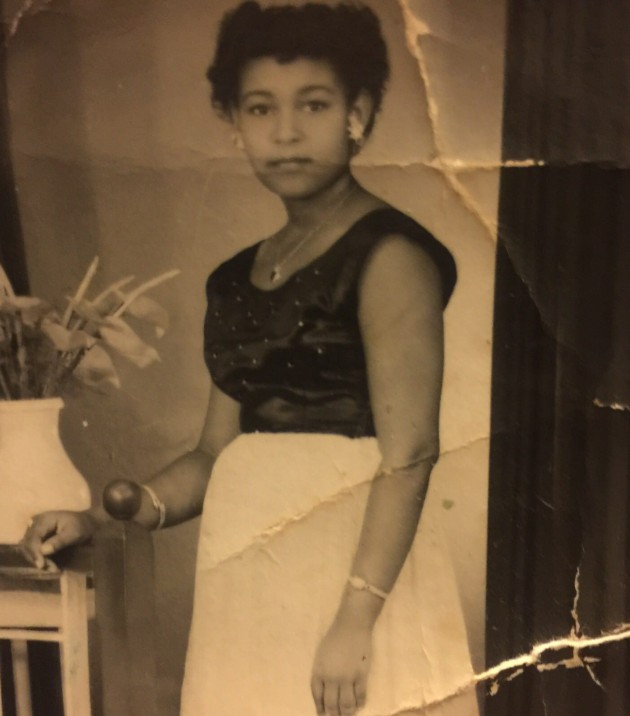 Yvonne Daniel as a young woman still living in Trinidad