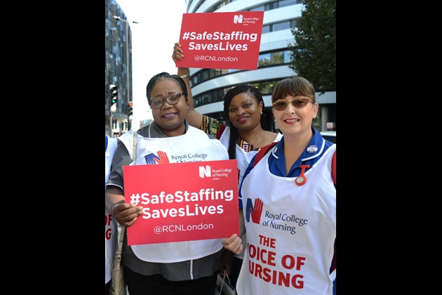 Members campaigning in London