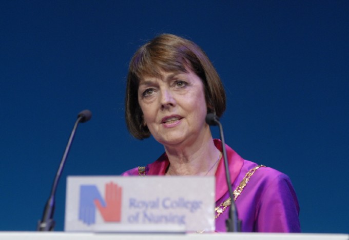 Maura Buchanan speaks at RCN Congress 2010, her last as RCN President