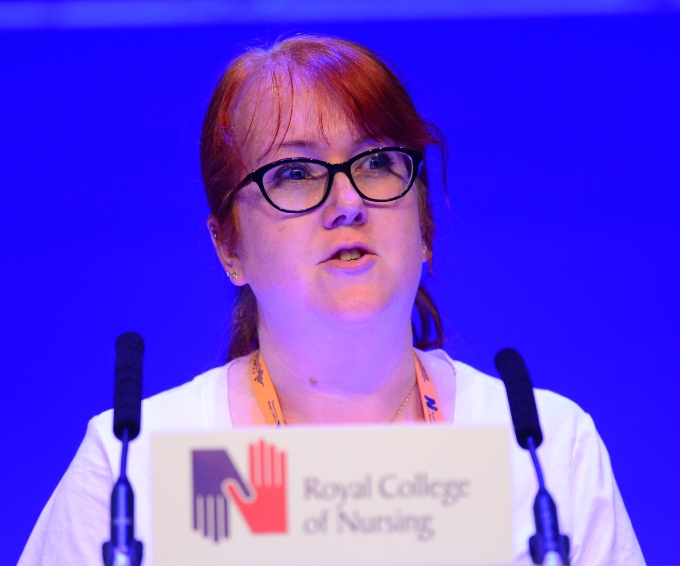 Carmel O'Boyle at RCN Congress