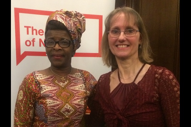 Jean Lewis with former RCN President Cecilia Anim