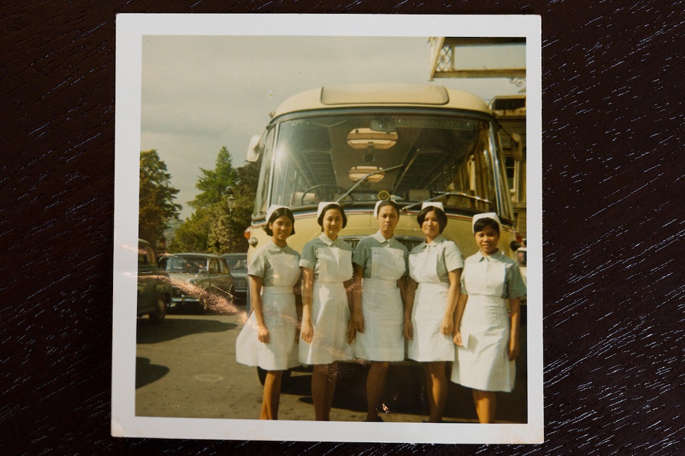 1970s nurses by bus