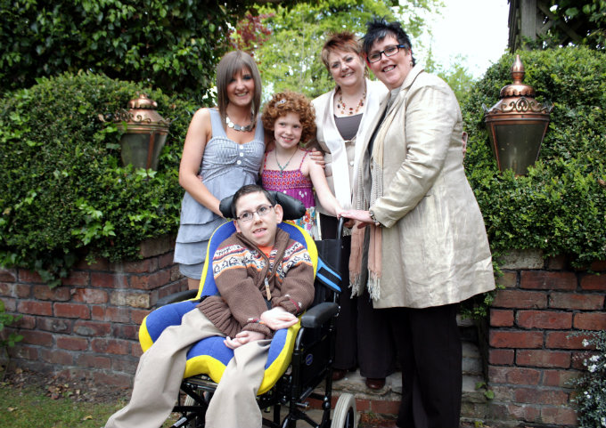Josh Cawley and his family 
