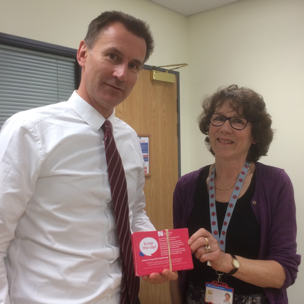 Member Lucy Wright meets Jeremy Hunt MP