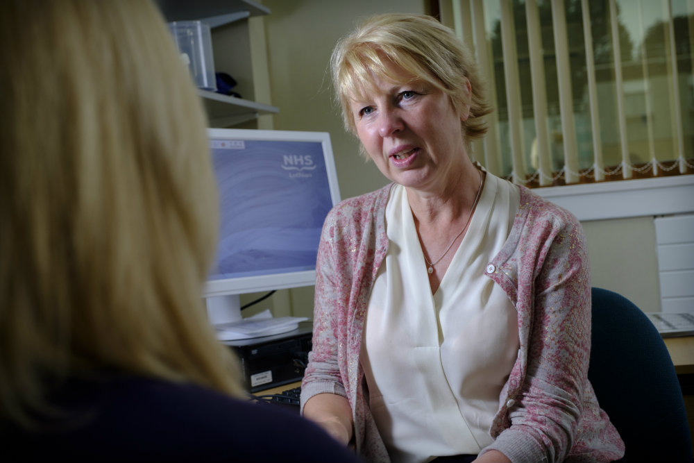 Cancer nurse Gillian Knowles