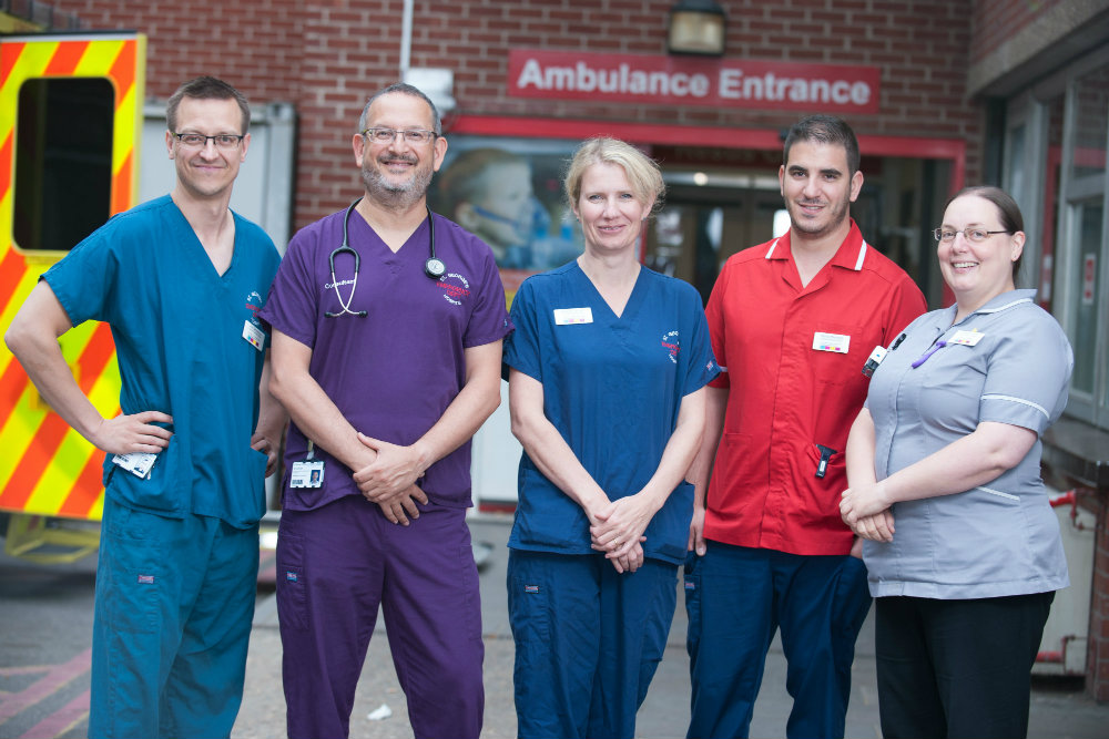 Nurse Heather Jarman and her team