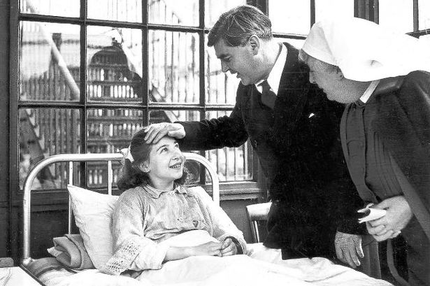 Aneurin Bevan visiting a hospital