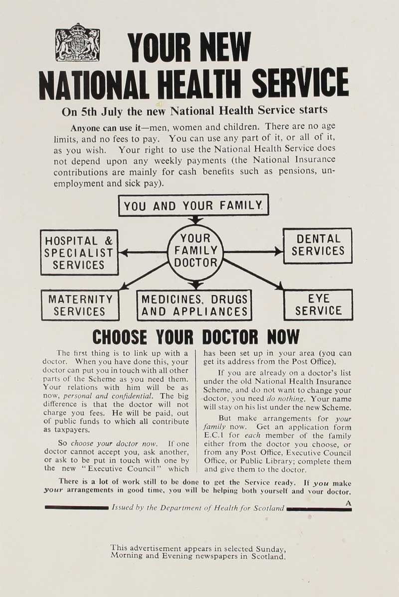 Choose your doctor NHS leaflet