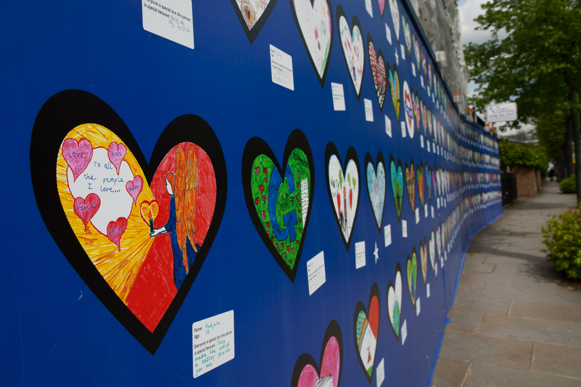 Grenfell community wall