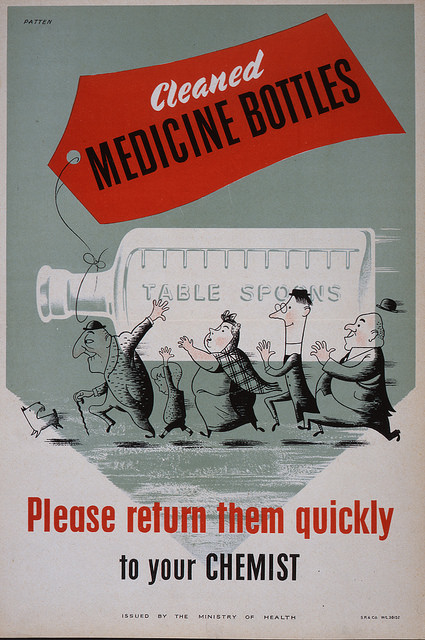 Prescription bottles poster