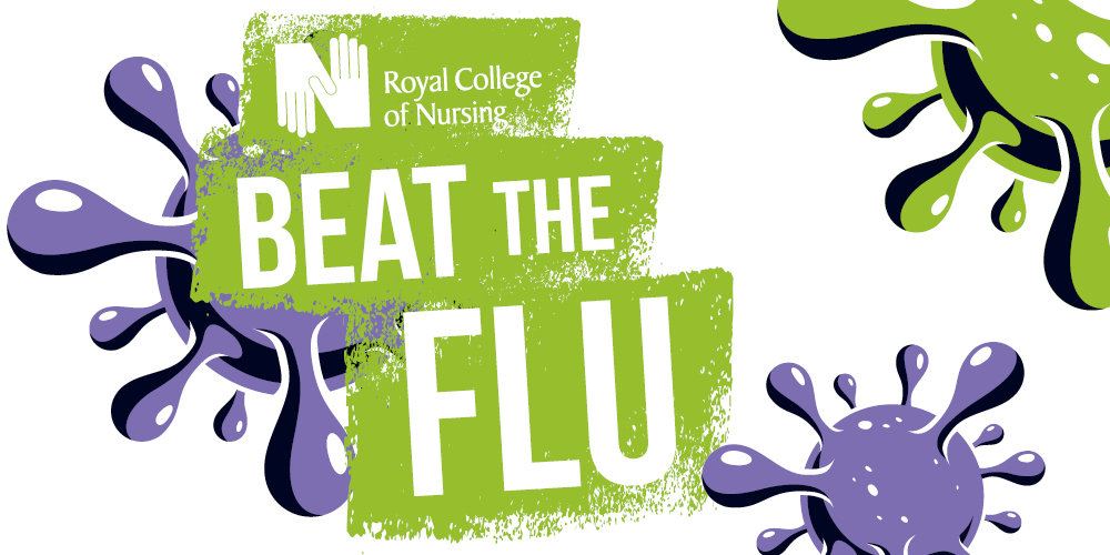 Beat the flu logo