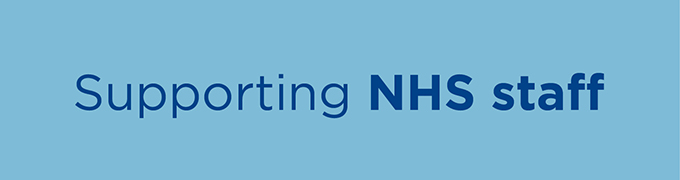 Supporting NHS staff