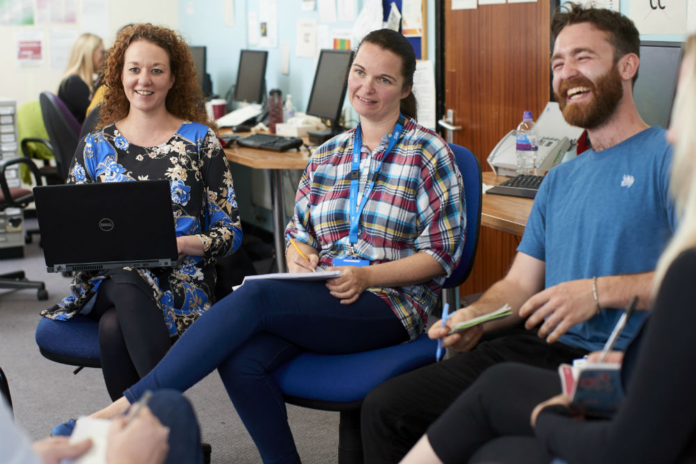 Debbie Creaser and team